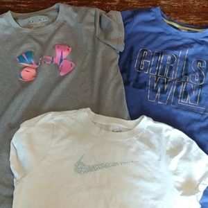 Girls medium athletic tee bundle